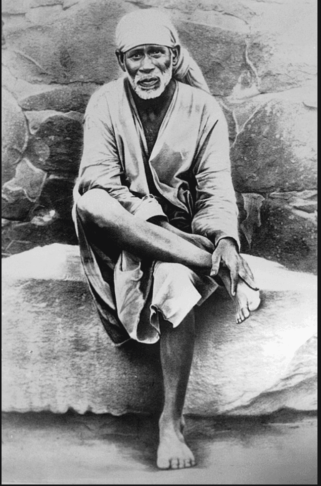 Historic photograph of Shri Shirdi Sai Baba