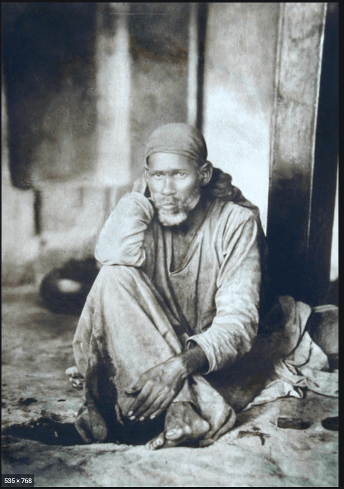 Historic Sai Baba photograph